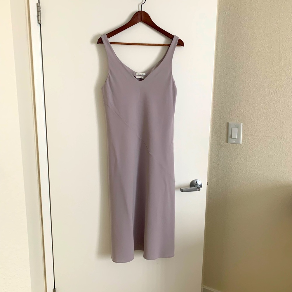 Babaton A-Line Dress Grey Size M